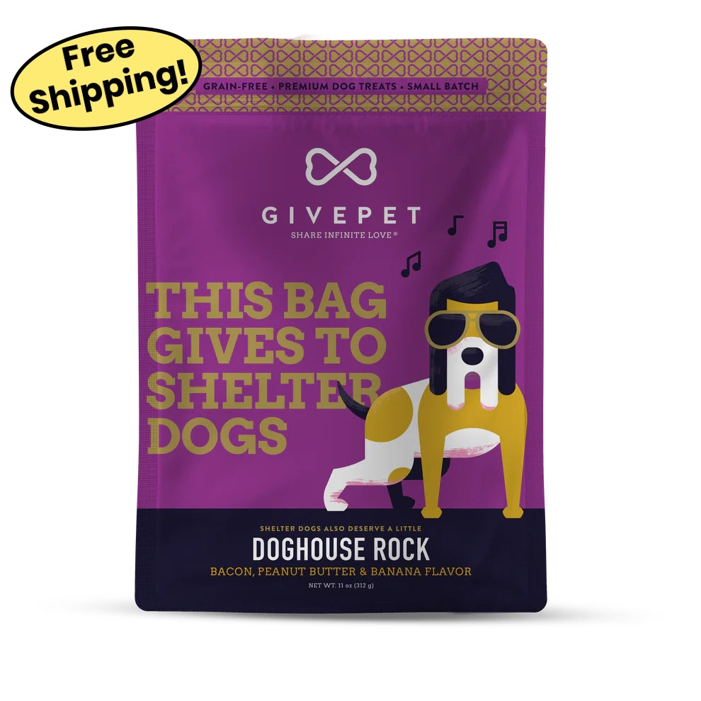 Doghouse Rock - GivePet Baked Dog Biscuits - 11 oz
