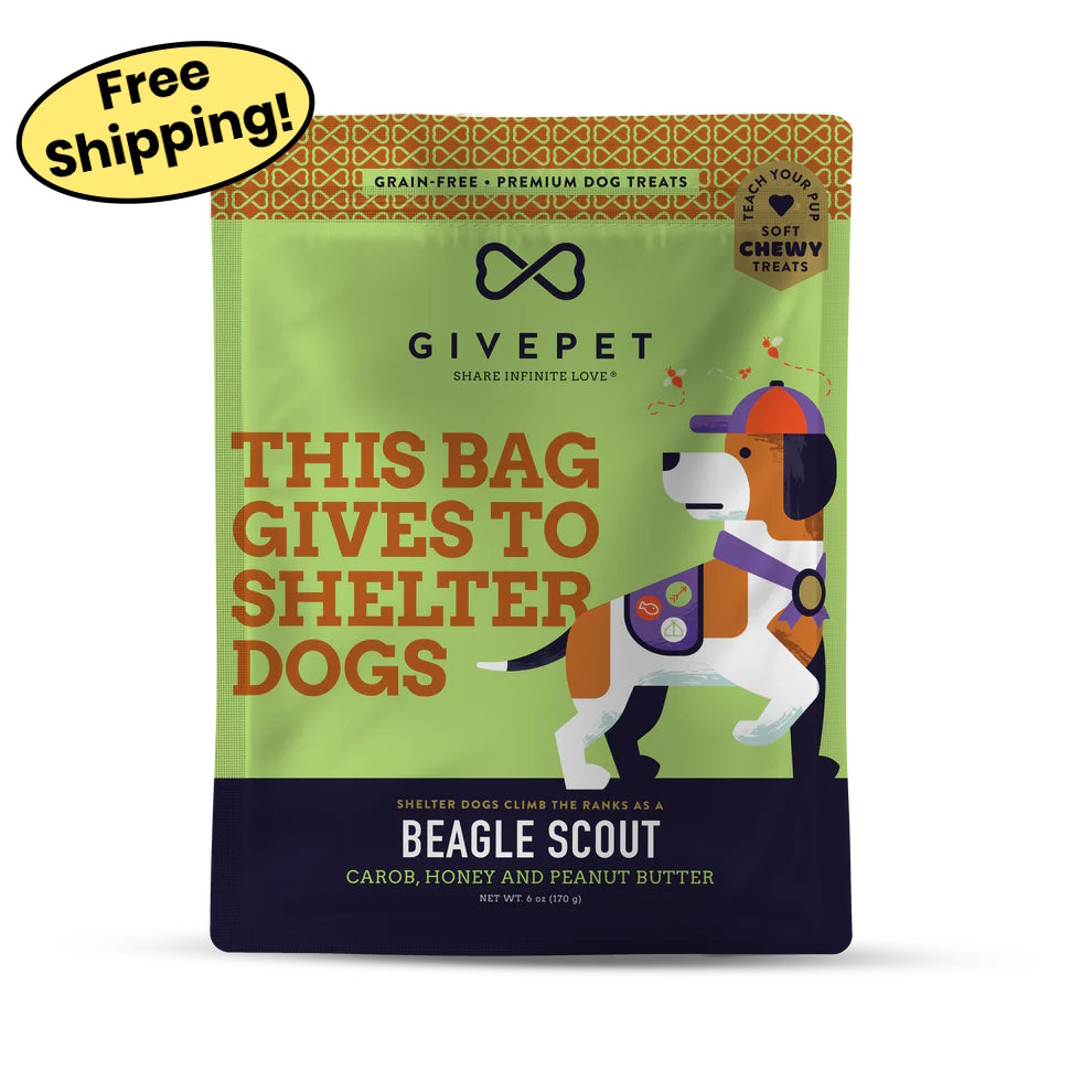 Beagle Scout - GivePet Soft and Chewy Training Dog Treats - 6oz