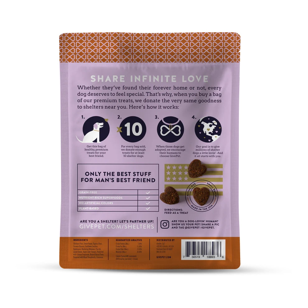 Off-Leash Leisure - GivePet Soft and Chewy Training Dog Treats - 6oz