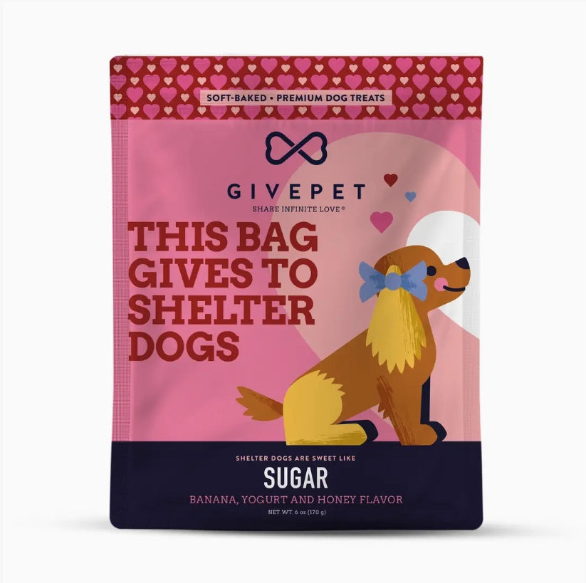 Sugar - GivePet Soft-Baked Dog Treats - 6oz