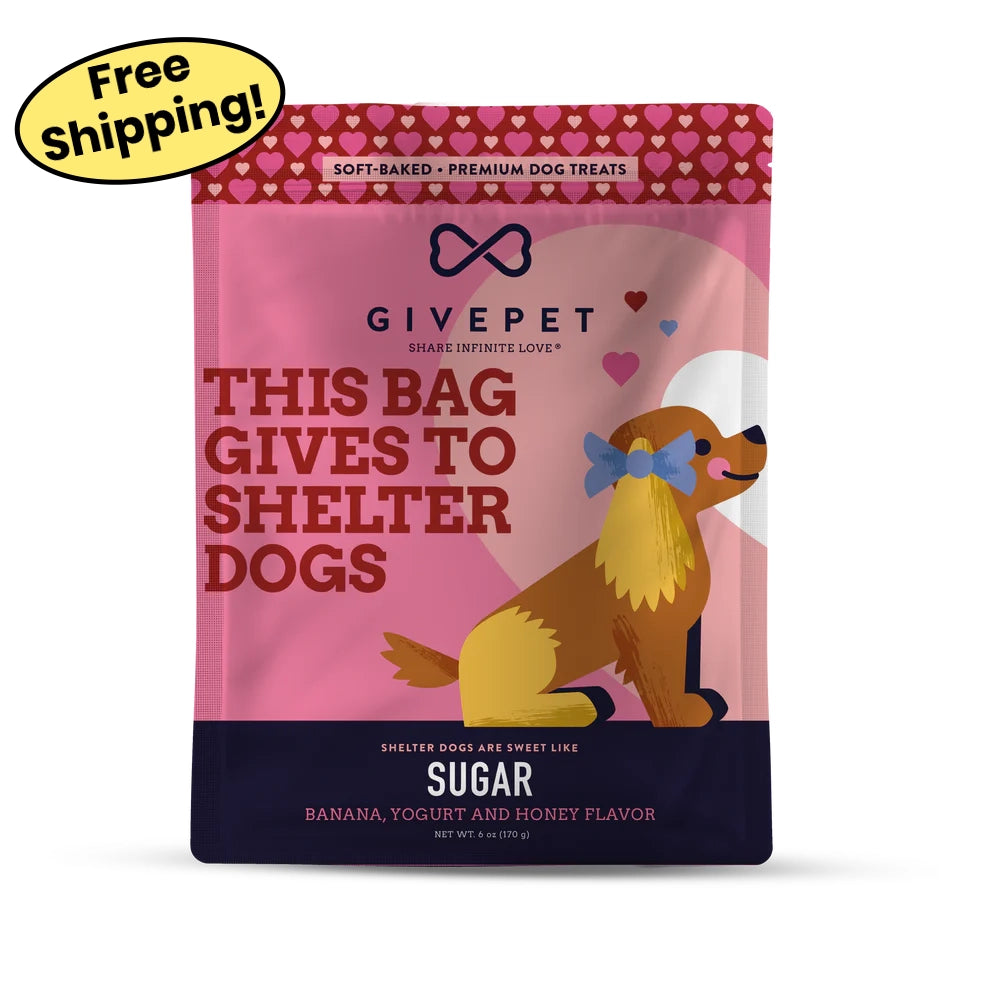 Sugar - GivePet Soft-Baked Dog Treats - 6oz
