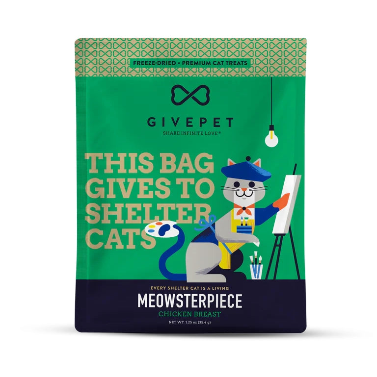 Meowsterpiece - GivePet Freeze-Dried Cat Treats - 1.25 oz