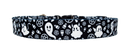 Goth Ghosties Black and White Pet Collar