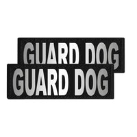 Reflective Fabric Patches for Dog Harness or Vest (Set of 2)