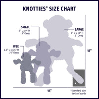 Stuey Sock Monkey Knottie®  Plush Dog Toy