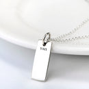 Paw Print Tag Necklace