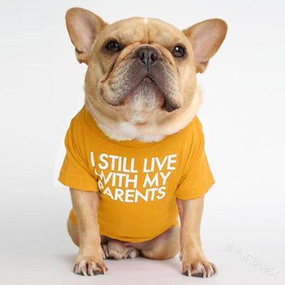 I Still Live With My Parents Pet T-Shirt
