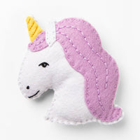 Unicorn Felt Plushie  DIY Sewing Kit Craft for Kids/Teens