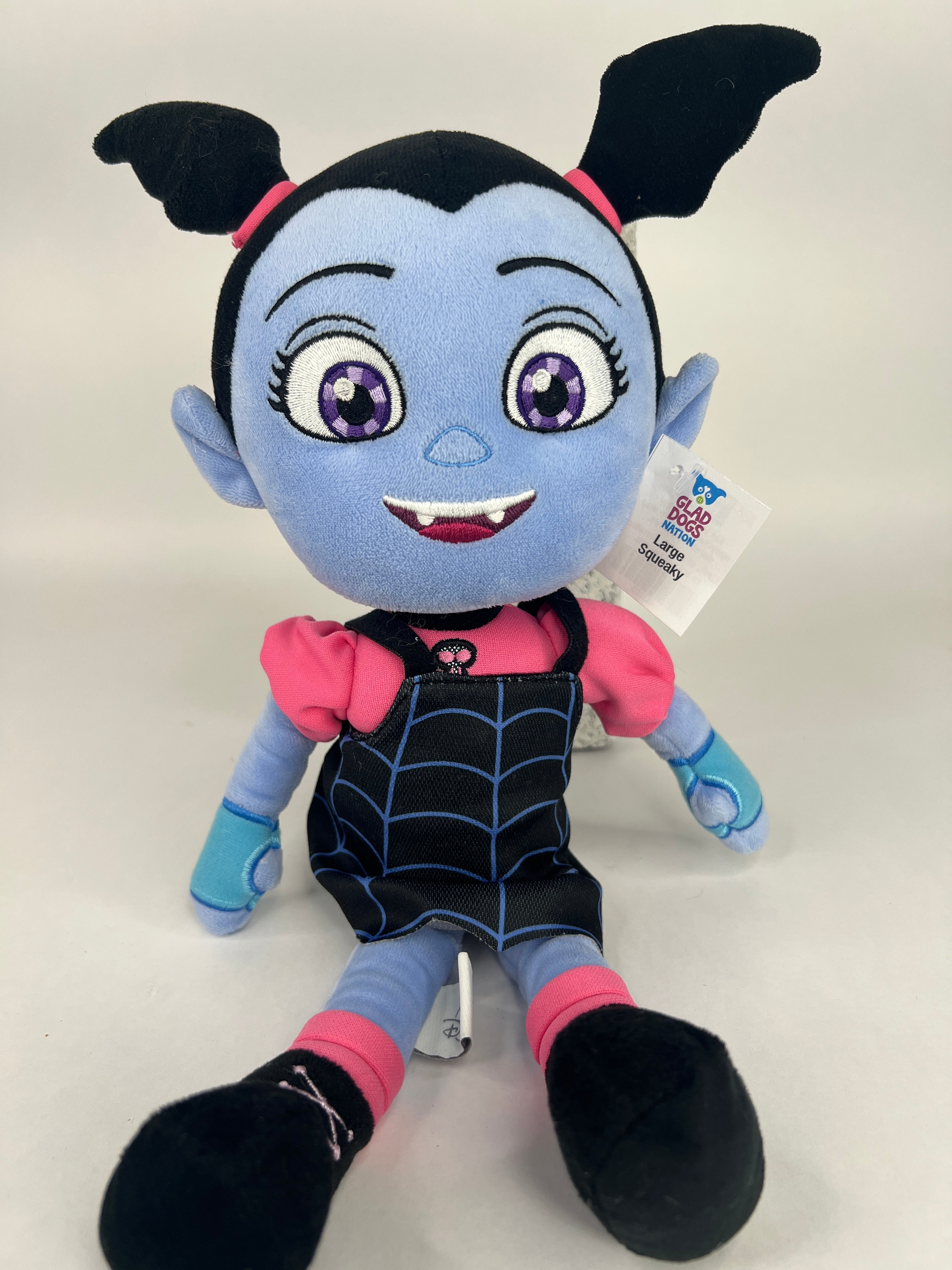 Large Cartoon Character Squeak & NO Squeak Dog Toys: 11"-14"