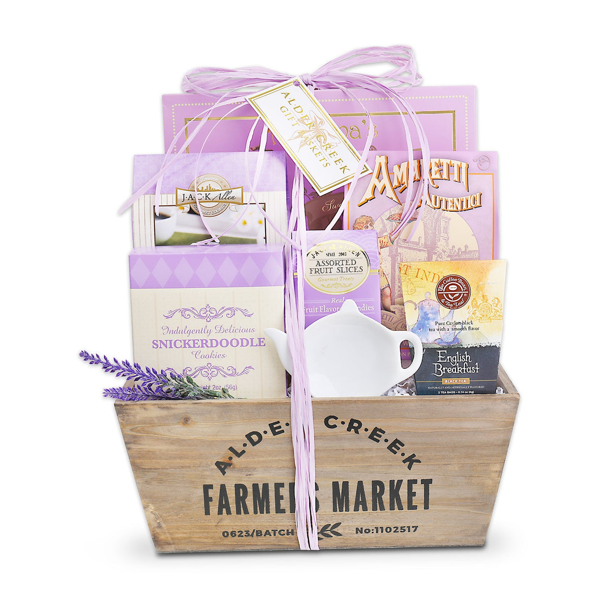Lavender Lovers Tea Gift Basket