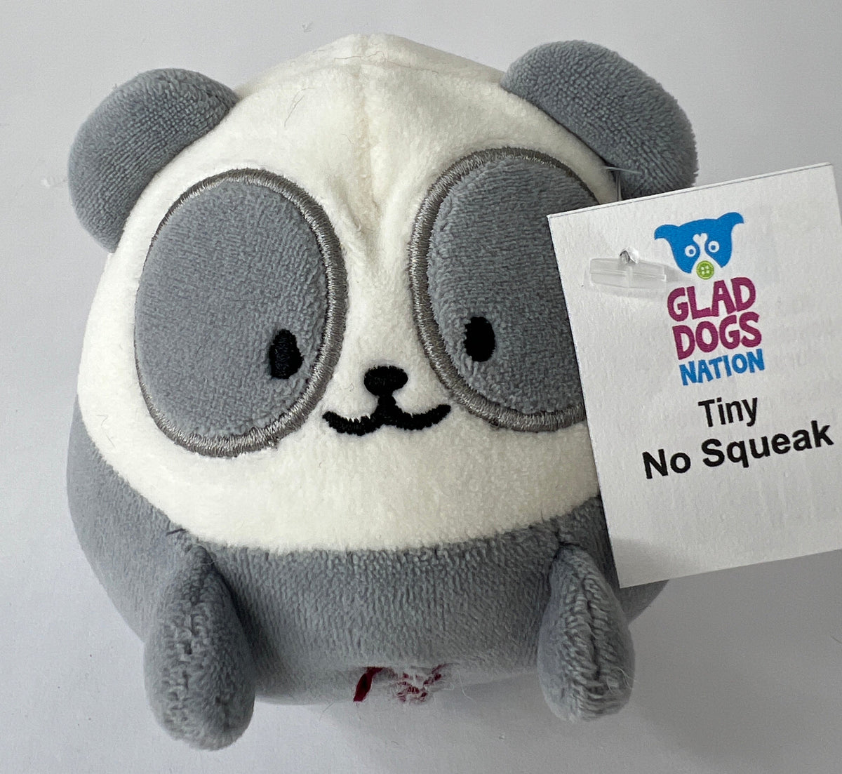 Tiny NO SQUEAK Stuffed Pet Toy