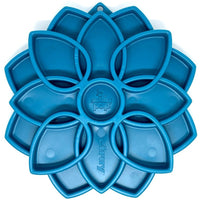 Mandala Slow Feeder Dog Bowl for Enrichment - 8" diameter x .75" deep