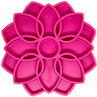 Mandala Slow Feeder Dog Bowl for Enrichment - 8" diameter x .75" deep