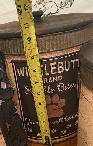Wigglebutt Dog Treat Canister Set