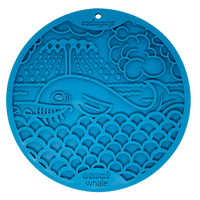 Whale Enrichment Lick Mat with Suction Cups - 8"