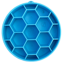 Honeycomb Slow Feeder Dog Bowl for Enrichment - 8" diameter x 2" deep
