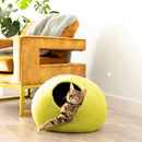 Merino Wool Cat Cave Bed