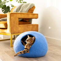 Merino Wool Cat Cave Bed