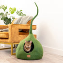 Whimsical Cat Tail Cave Bed