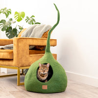 Whimsical Cat Tail Cave Bed