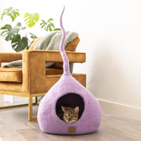 Whimsical Cat Tail Cave Bed