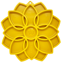 Mandala Slow Feeder Dog Bowl for Enrichment - 8" diameter x .75" deep