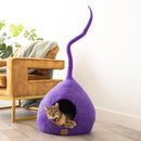 Whimsical Cat Tail Cave Bed
