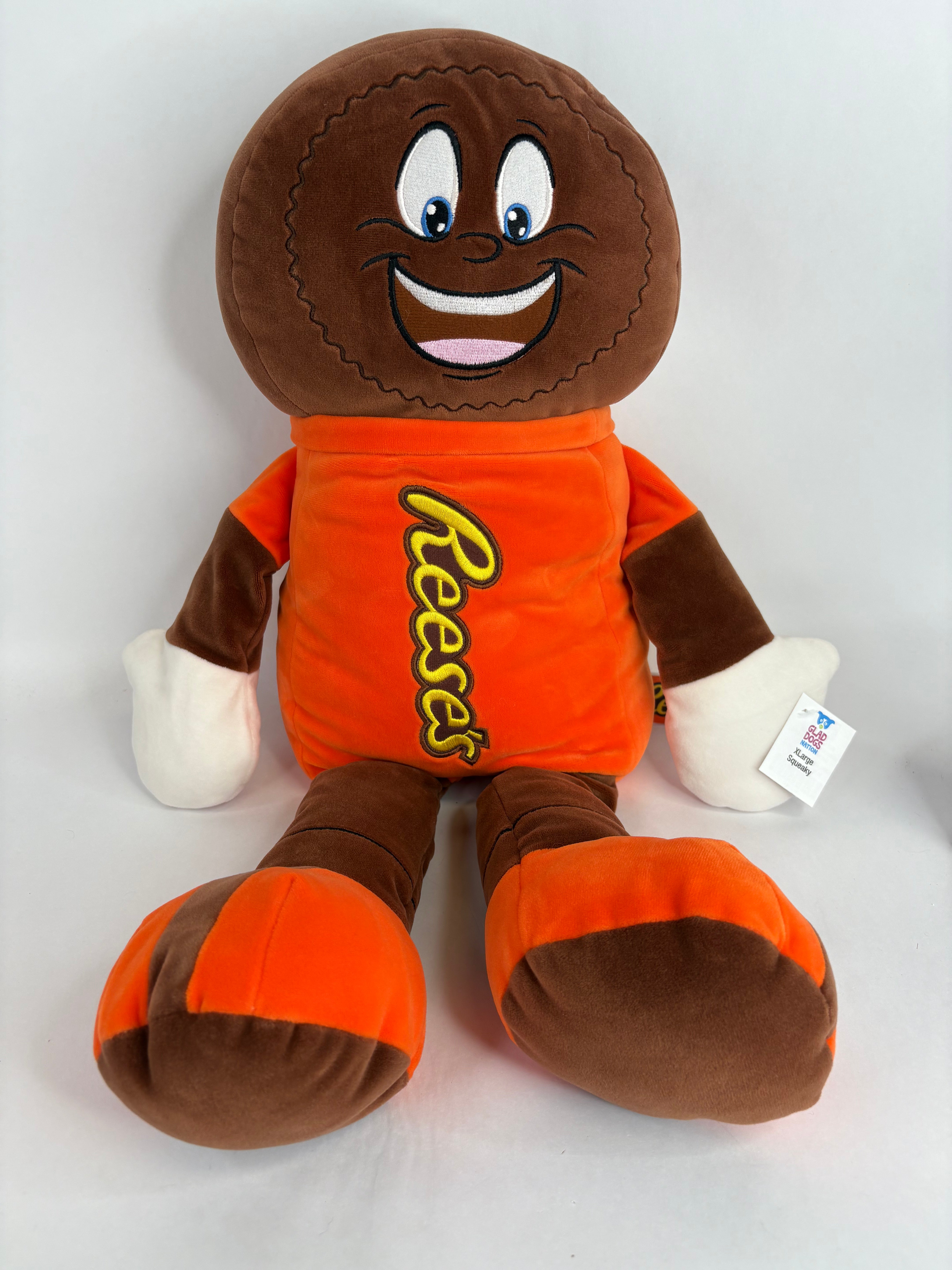 EXTRA LARGE Hearts, Love & Candy Dog Toy: Squeak & NO SQUEAK