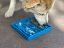Waiting Dogs Slow Feeder Dog Bowl for Enrichment - 8"w x 8" h x 2" deep