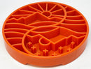 Sun and Moon Slow Feeder Dog Bowl for Enrichment - 8" diameter x 1.5" deep