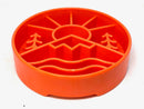 Great Outdoors Slow Feeder Dog Bowl for Enrichment - 8" diameter x 2" deep