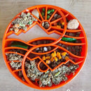 Sun and Moon Slow Feeder Dog Bowl for Enrichment - 8" diameter x 1.5" deep