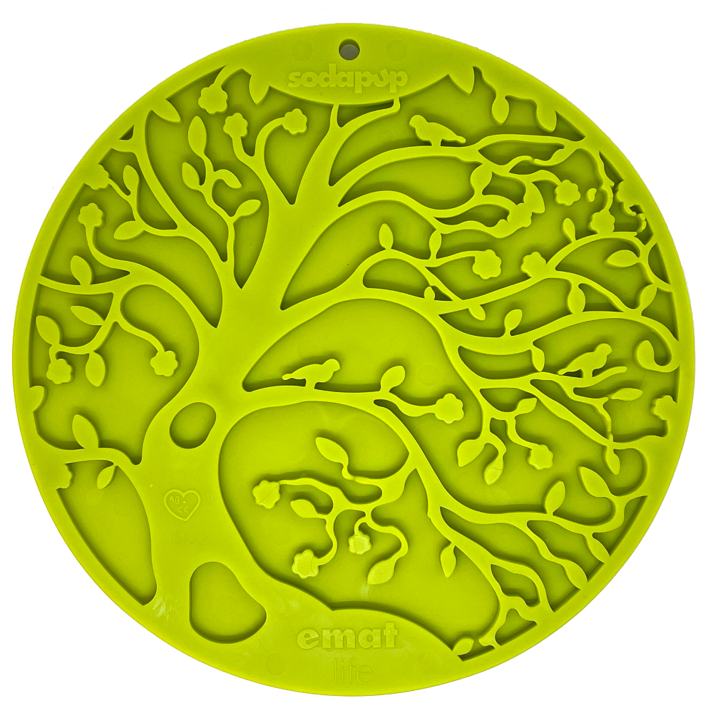 Tree of Life Enrichment Lick Mat with Suction Cups - 8"