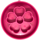 Flower Slow Feeder Dog Bowl for Enrichment - 8" diameter x 2" deep