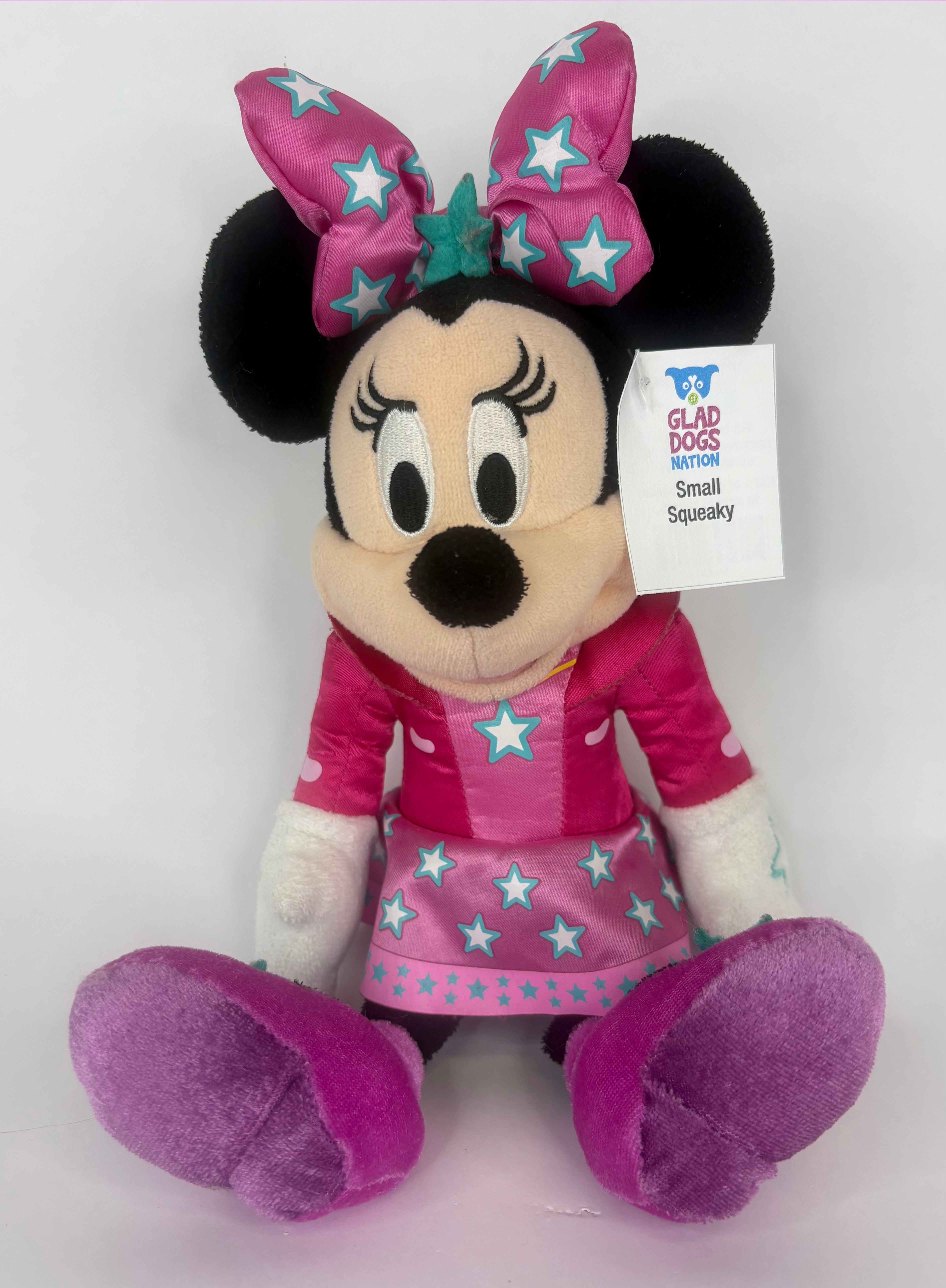 Minnie Mouse Stuffed Dog Toys: Squeak & NO Squeak, All Sizes
