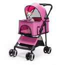 Executive Pet Stroller with Removable Cradle