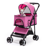 Executive Pet Stroller with Removable Cradle