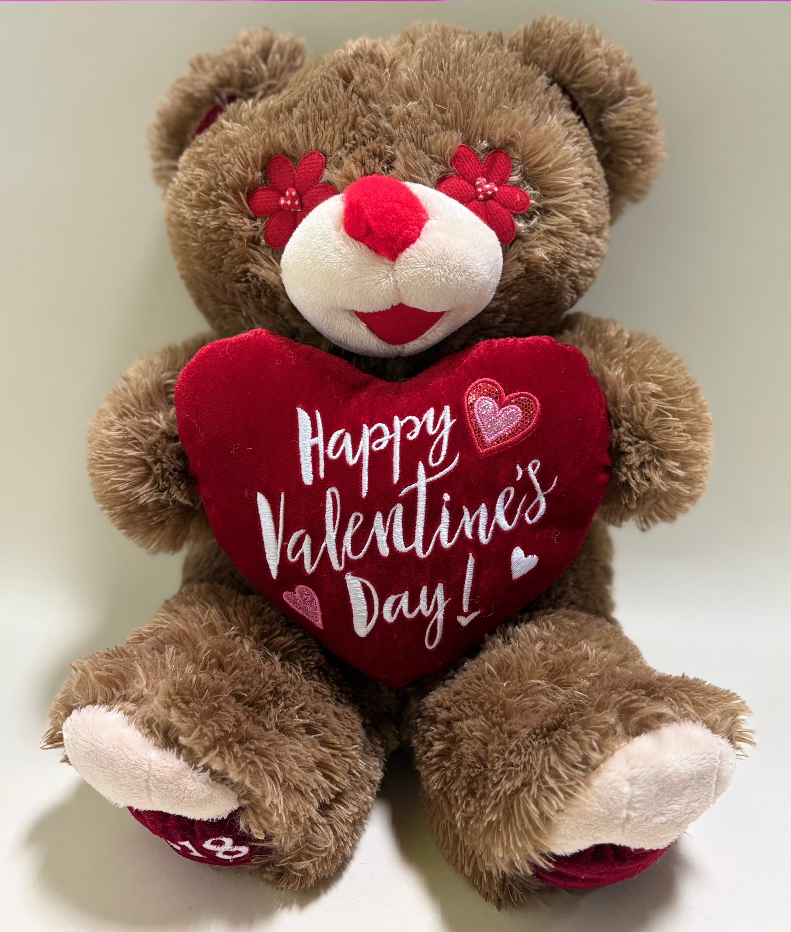 EXTRA LARGE Hearts, Love & Candy Dog Toy: Squeak & NO SQUEAK