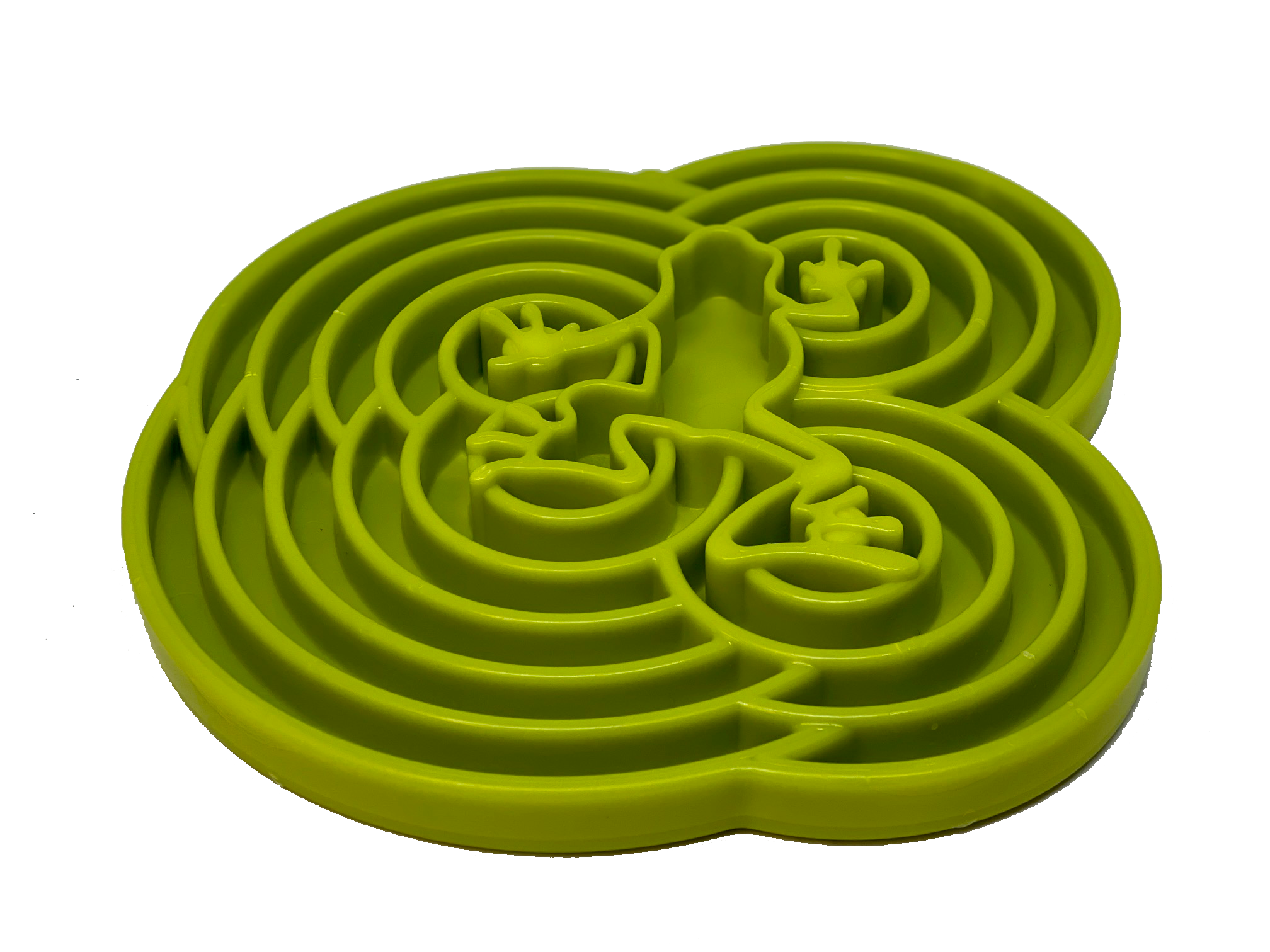 Water Frog Slow Feeder Dog Bowl for Enrichment - 8" diameter x 1.5" deep