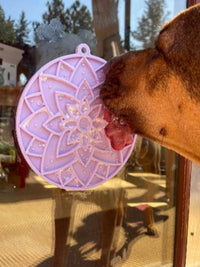 Lotus  Enrichment Lick Mat with Suction Cups - 8"