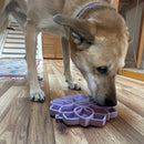 Mandala SOFT Slow Feeder Dog Bowl for Enrichment - 8" diameter x 1" deep