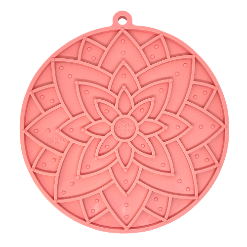 Lotus  Enrichment Lick Mat with Suction Cups - 8"