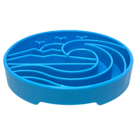 Baja Slow Feeder Dog Bowl for Enrichment - 8" diameter x 1.5" deep
