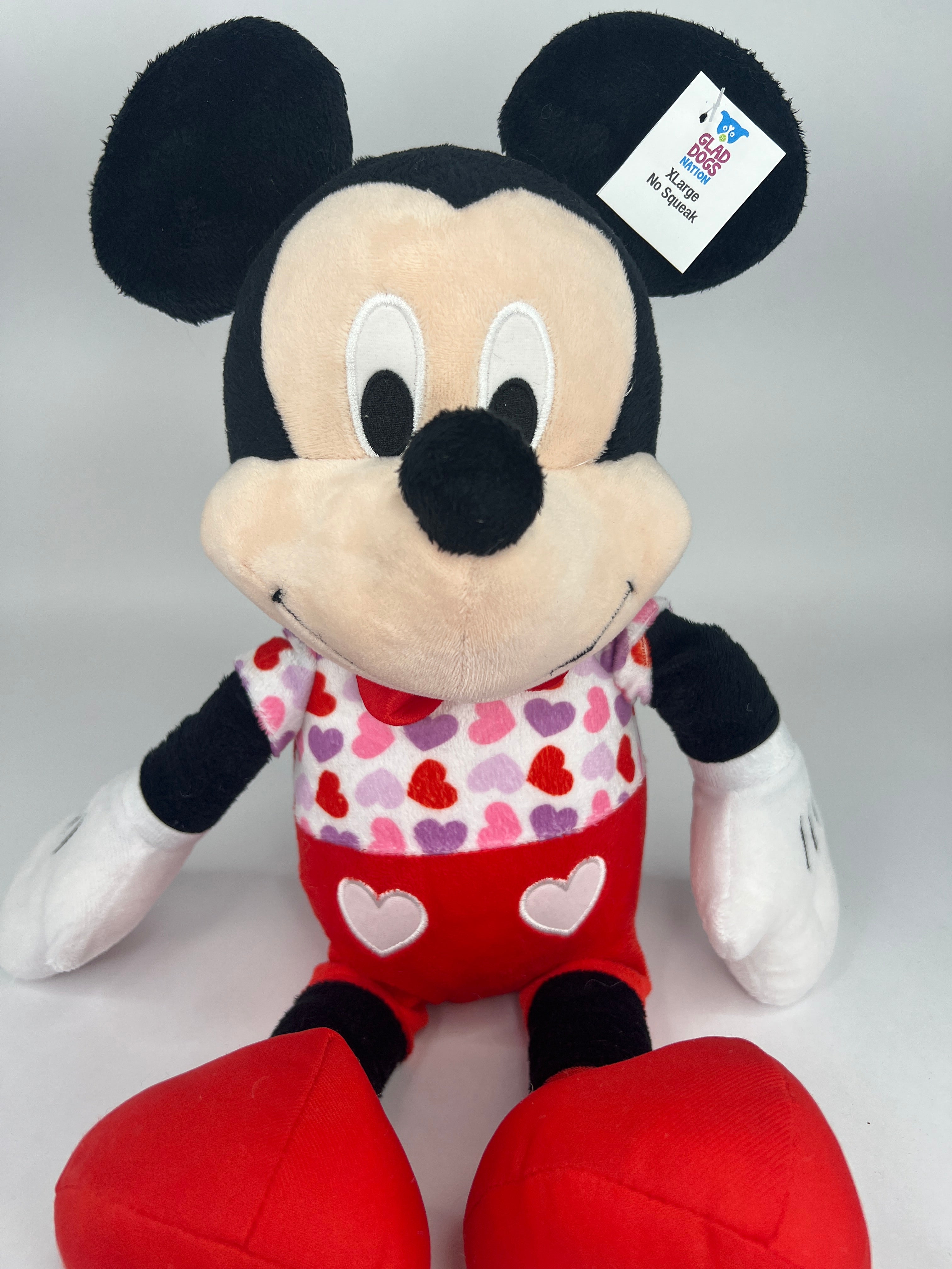 Mickey Mouse Squeak & NO Squeak Dog Toys: All Sizes