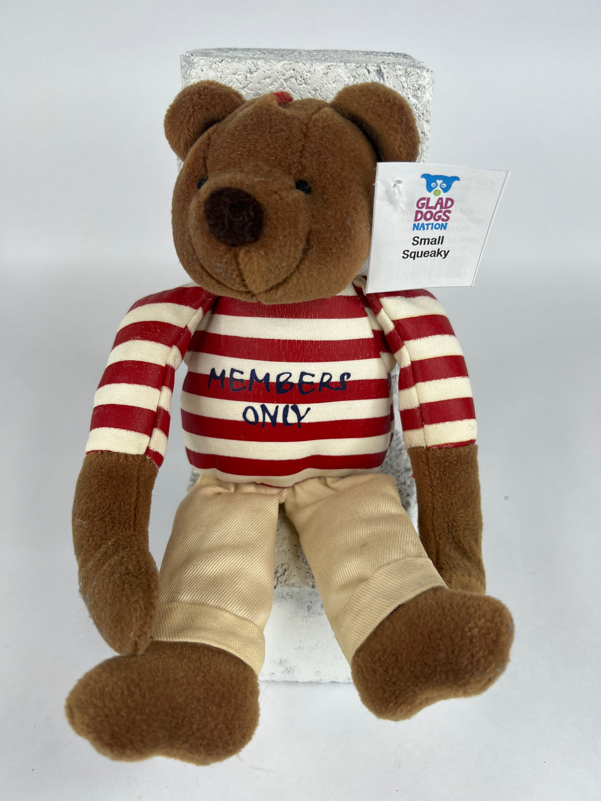Small Stuffed SQUEAKY Dog & Puppy Toys / 10-30 lbs.