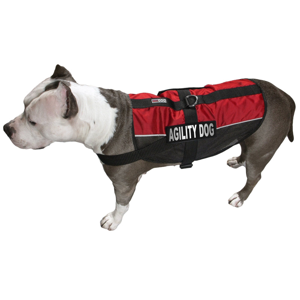 Reflective Fabric Patches for Dog Harness or Vest (Set of 2)