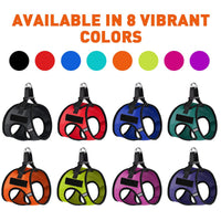 York Mesh Pet Harness  - 2 Hook & Loop Patch Fasteners