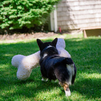 HuggleFleece® 2' Plush Bone Dog Toy