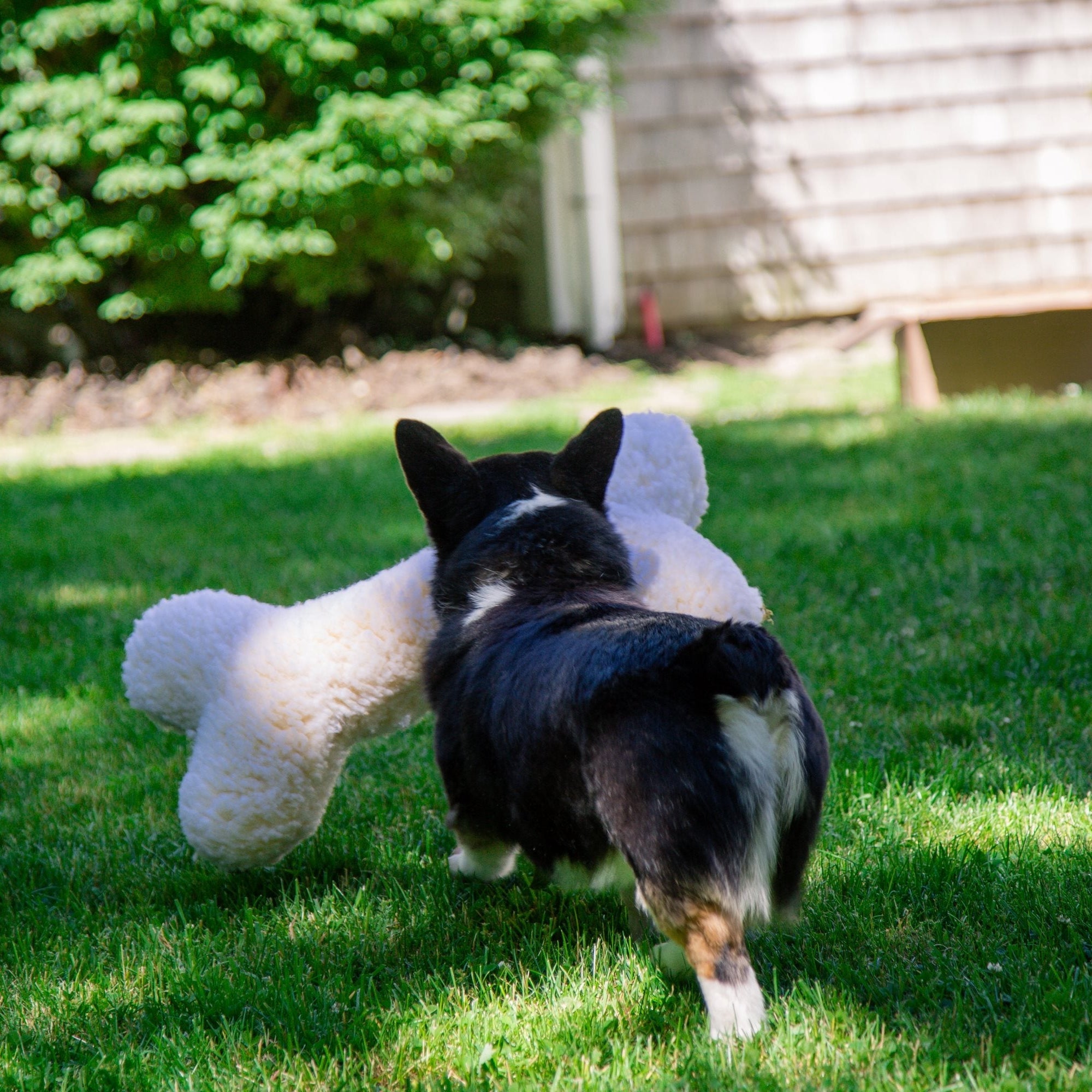 HuggleFleece® 2' Plush Bone Dog Toy