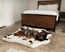 PupRug® Animal Print Memory Foam Dog Bed: Brown Faux Cowhide